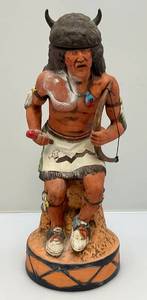lot 108 image: 1979 Sky Country Indian Chief Porcelain Decanter (EMPTY)