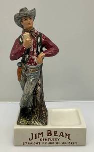 lot 117 image: Vintage Jim Beam Kentucky Straight Bourbon Whiskey Counter Store Display Piece (VERY COOL)