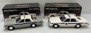 lot 124 image: Vintage Beam Trooper Cars White & Grey In Original Boxes 9EMPTY)