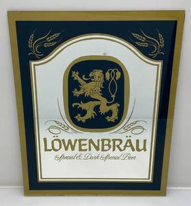 lot 150 image: 16 x 20 Lowenbrau Mirror