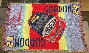 lot 176 image: Vintage 48 x 60 Jeff Gordon Blanket