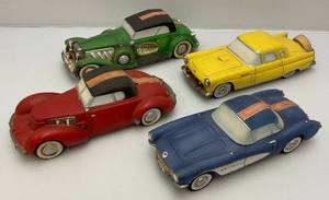 lot 185 image: Misc. Vintage Collectible Car Decanters Including Ezra Brooks & More (EMPTY)