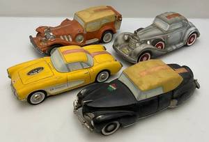 lot 187 image: Misc. Vintage Collectible Car Decanters Including Ezra Brooks & More (EMPTY)