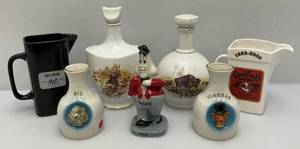 lot 192 image: Misc. Vintage WADE Brand Collectors Pieces Including Jim Beam, Old Crow & More