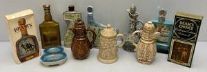 lot 196 image: Misc. Vintage Jim Beam Collectible Decanters & More (EMPTY)