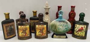 lot 198 image: Misc. Vintage Jim Beam Collectible Decanters & More (EMPTY)