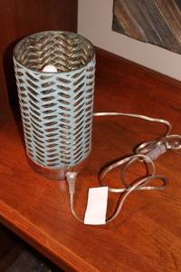 lot 35 image: Vintage Style Table Lamp - Unique Design with Decorative Shade