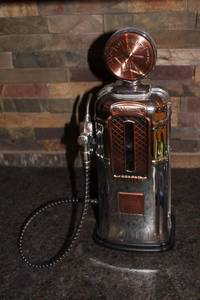 lot 142 image: Vintage High Octane Gas Pump Liquor Dispenser - Filler Up