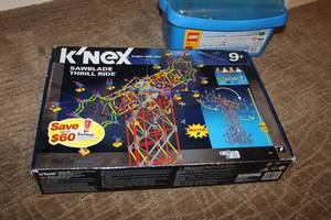 lot 234 image: KNEX Sawblade Thrill Ride Set with Additional Building Pieces and Guess Who Game
