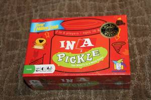 lot 235 image: Assorted Family Board Games - Set of 5 including In a Pickle, Double Twelve Dominoes, and Stratego