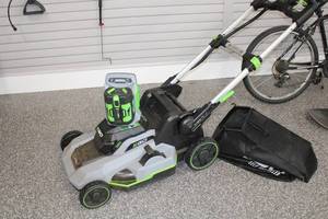 lot B-312 image: EGO 21 Self-Propelled Lawn Mower with Brushless Motor and Battery