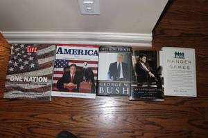 lot 337 image: Collection of Five Books Life One Nation, America, Decision Points, An Unfinished Life, Ranger Games