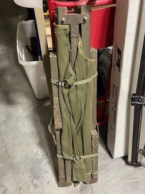 lot 55 image: Military Cot