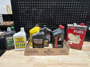 Variety of Oils and Fluids