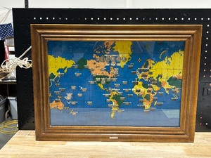 1959 Howard Miller Light Up World Clock