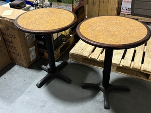 Matching 24 Diameter Top 30 Tall Round Tables