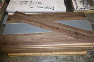 lot 5 image: (21) Naturelle Micriceramic D44 Reclaimed Decking Glue-Down Plank Flooring