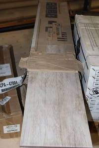 lot 28 image: (3) Ceramic Tile Sand Flooring Planks By Lamosa USA Collection