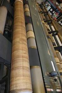 lot 77 image: Vinyl Flooring Remnant Golden Oak