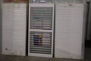 lot 94 image: (3) Window Treatments Shutters