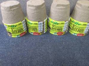 lot 22 image: 4pks-Jiffy Organic Seed Starter Pot...