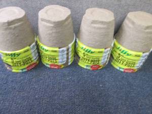 lot 24 image: 4pks-Jiffy Organic Seed Starter Pot...