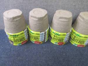 lot 25 image: 4pks-Jiffy Organic Seed Starter Pot...