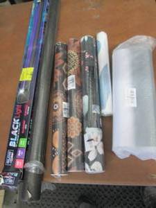 lot 71 image: Black Light and Assorted Wall Paper...