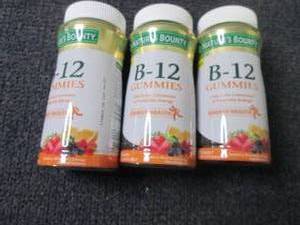 lot 98 image: 3- 90 ct B-12 Gummies...