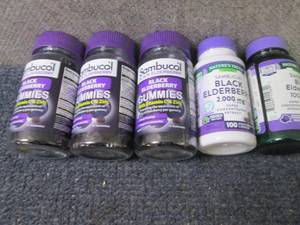 lot 99 image: Black Elderberry Gummies & Capsules...
