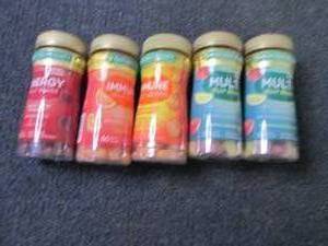 lot 111 image: 5 Assorted Supplement Jelly Beans...