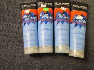 lot 112 image: 4-8.3 oz John Frieda Blue Condition...