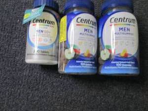lot 122 image: 3 Centrum MensMultivitamin...