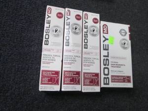 lot 128 image: 4 Bosley Womens Hair Regrowth Trea...