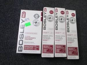 lot 129 image: 4 Bosley Womens Hair Regrowth Trea...