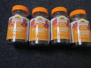 lot 135 image: 4- 90 ct Ashwagandha Gummies 300 mg...