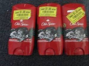 lot 136 image: 3- 2.6 oz Old Spice Wolfthorn...
