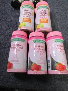 lot 151 image: 3- 50 ct Essential Prenatal Gummies...