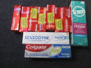 lot 160 image: Assorted Toothpaste...