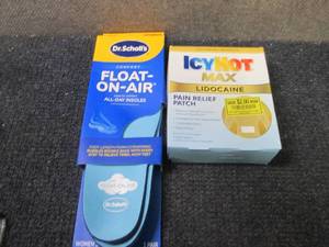 lot 162 image: Dr. Scholls Insoles, Lidocaine Pain...