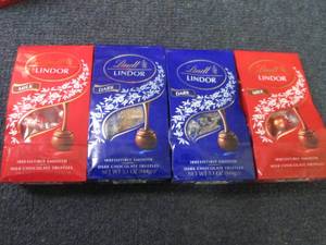 lot 172 image: 4- 5.1 oz Lindor Truffles...