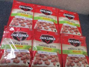 lot 180 image: 6- 3.25 oz Jack Links Jalapenos Chi...