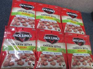 lot 181 image: 6- 3.25 oz Jack Links Jalapenos Chi...