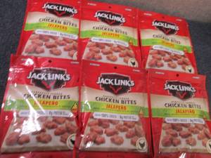 lot 182 image: 6- 3.25 oz Jack Links Jalapenos Chi...