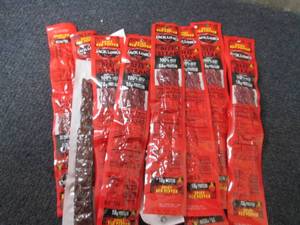 lot 191 image: 12- Jack Links Spicy Red Pepper Ste...