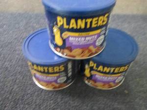 lot 197 image: 3- 10.3 oz Planters Mixed Nuts...