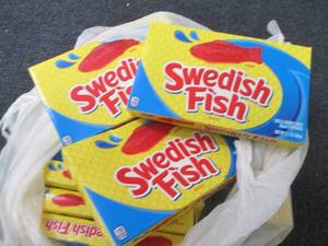 lot 207 image: 12- 3.1 oz Swedish Fish...