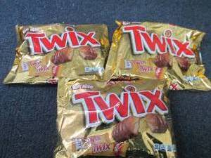 lot 231 image: 3- 10.83 oz Twix Fun Size...