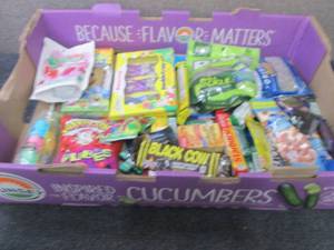 lot 235 image: Flat of Assorted Snacks & Candy...