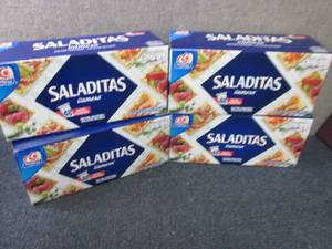 lot 252 image: 4- 48 ct pks Gamesa Saladitas Salti...